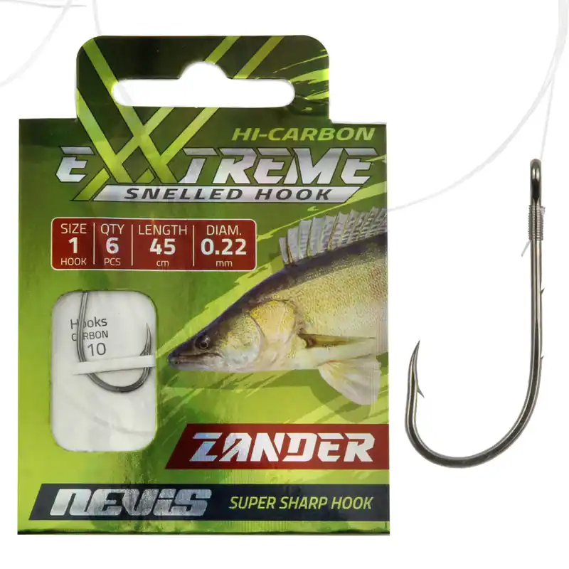 Előkötött horog süllő 6db/cs. 1-es Web és Hor Goedkoop