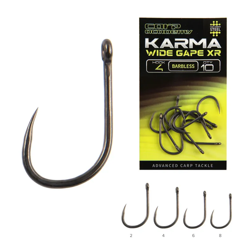 KARMA Wide Gape XR BARBLESS 2 10db/cs Web és Speciale Aanbieding