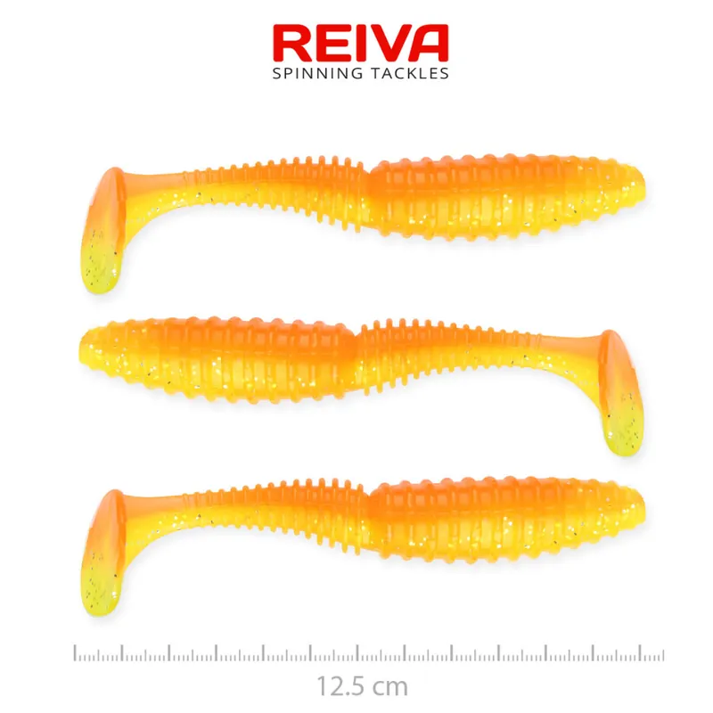 Weekendaanbieding Zander Power Shad 12,5cm 3db/cs (Shiny Orange) - Horgászom.h
