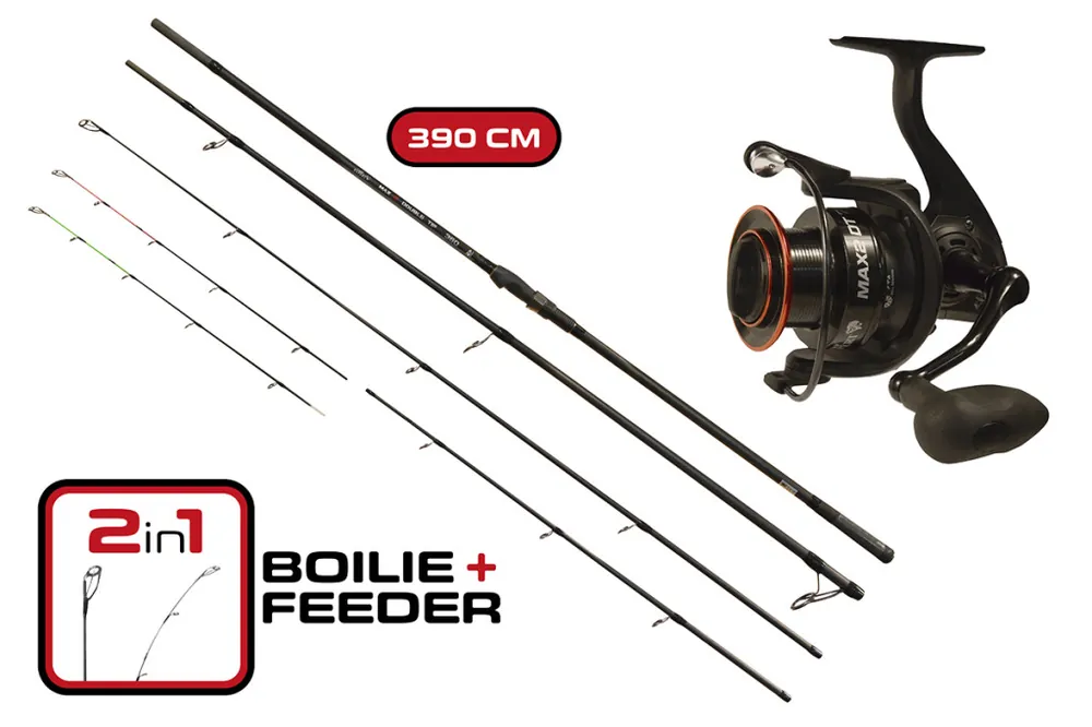 Nu Kopen CARP EXPERT MAX2 BOT DOUBLE TIP 390 MAX2 DT 6000 ORSÓVAL - H