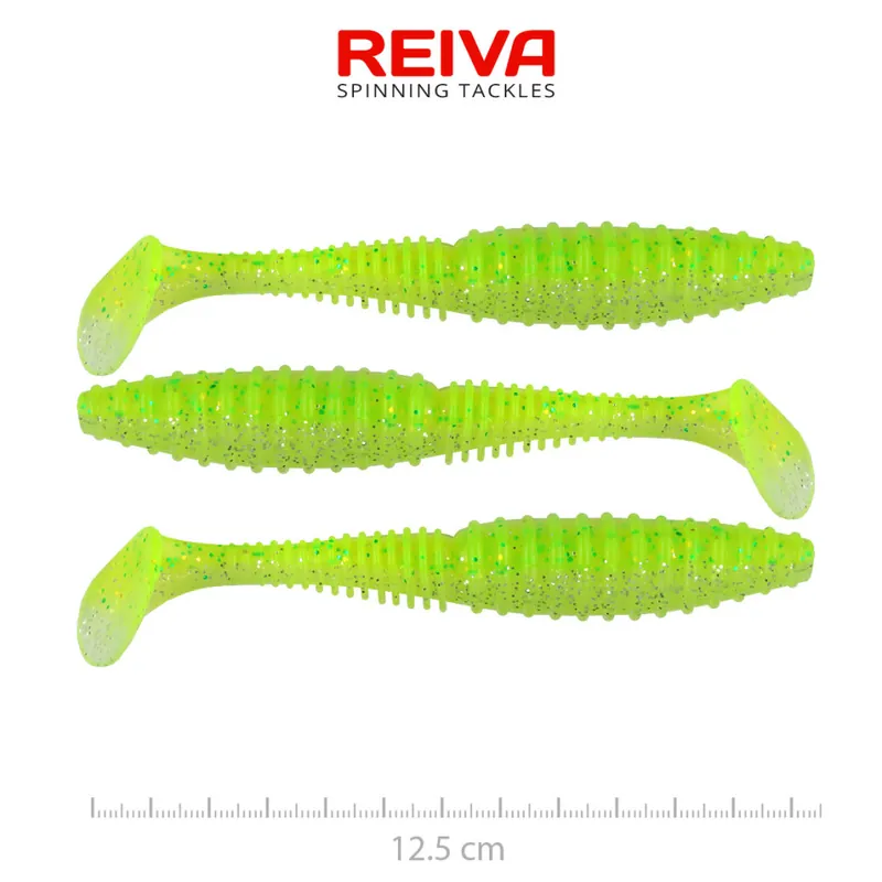 Koopje Zander Power Shad 12,5cm 3db/cs (Flash Chartreuse) - Horgász