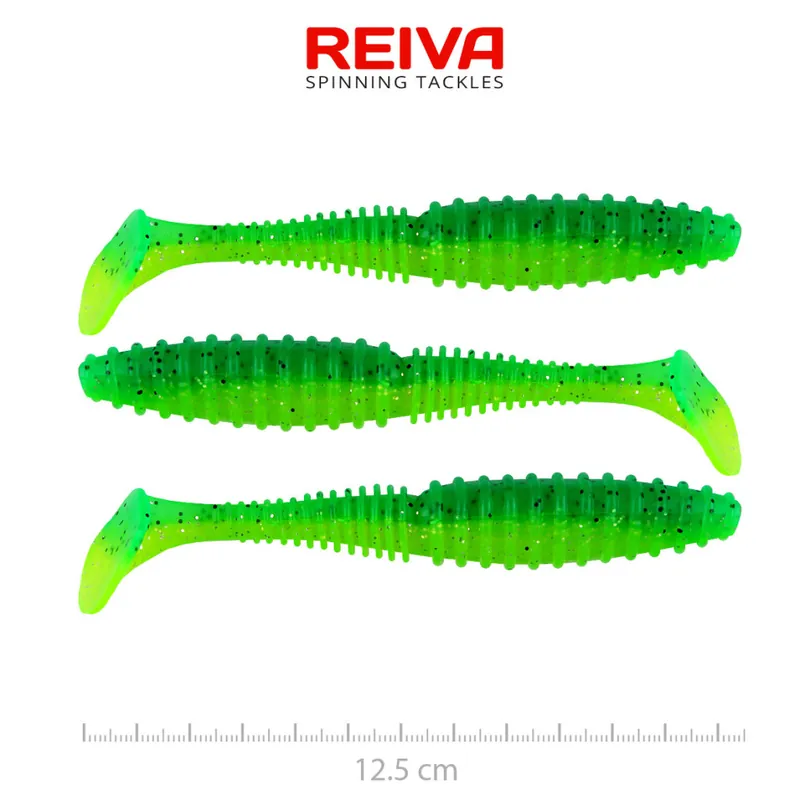 Merkproduct Zander Power Shad 12,5cm 3db/cs (Poison Green) - Horgászom.h