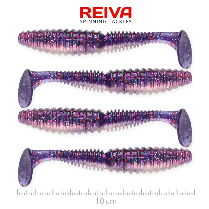 Koopje Zander Power Shad 10cm 4db/cs (Purple Pearl)