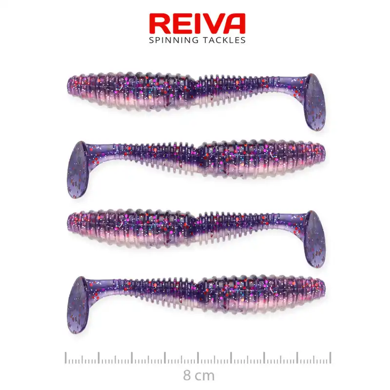 Zander Power Shad 8cm 4db/cs (Purple Pearl) W Dagaanbieding