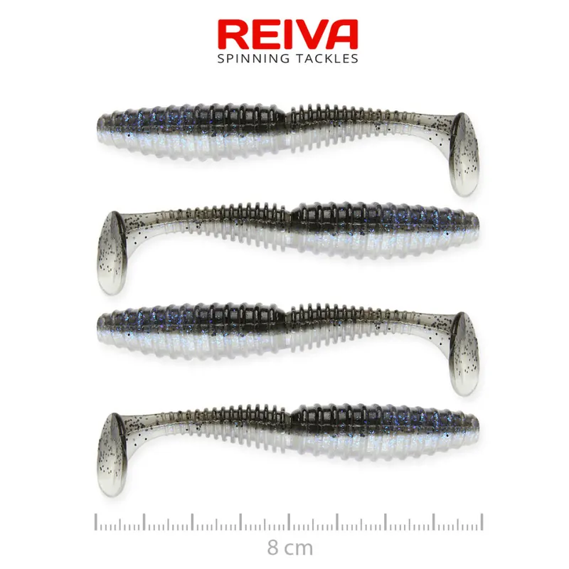 Flitsaanbieding Zander Power Shad 8cm 4db/cs (Magic Fish) Web