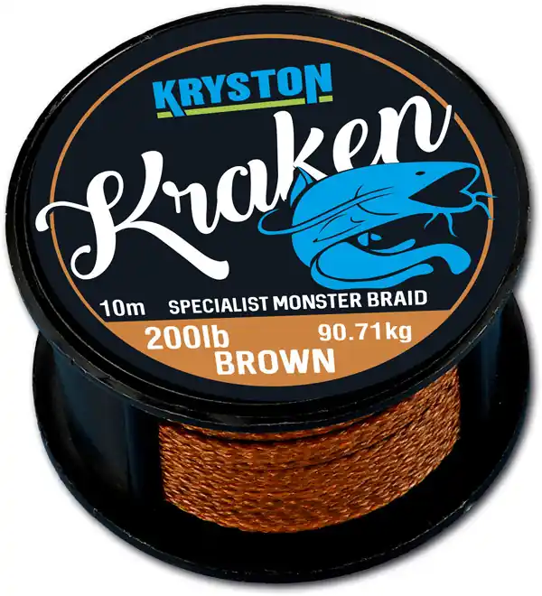 Laatste Kans Kraken Monster Braid 200Lbs 10m Brown Web és