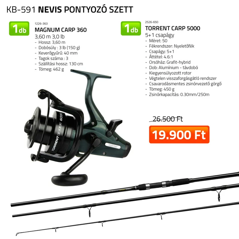 Express Levering Pontyozó szett 1226-363+ 2526-650 Web és Horg