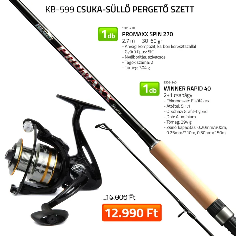 Aanbieding Csuka-Süllő szett 1901-270+ 2309-340 Web és H
