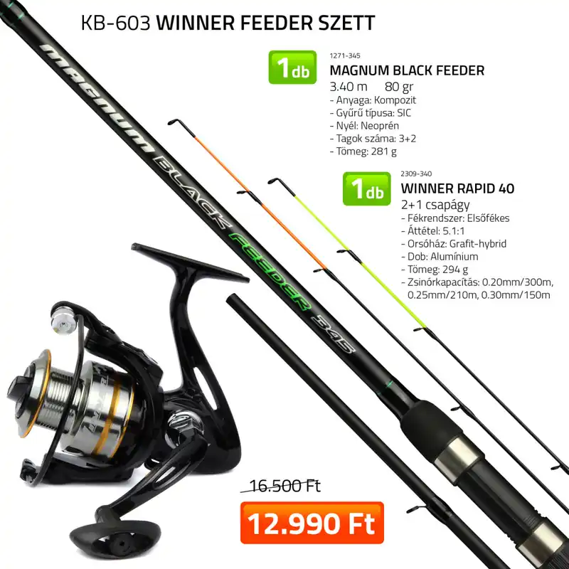 Winner feeder szett 1271-345+ 2309-340 Web és Goedkoop