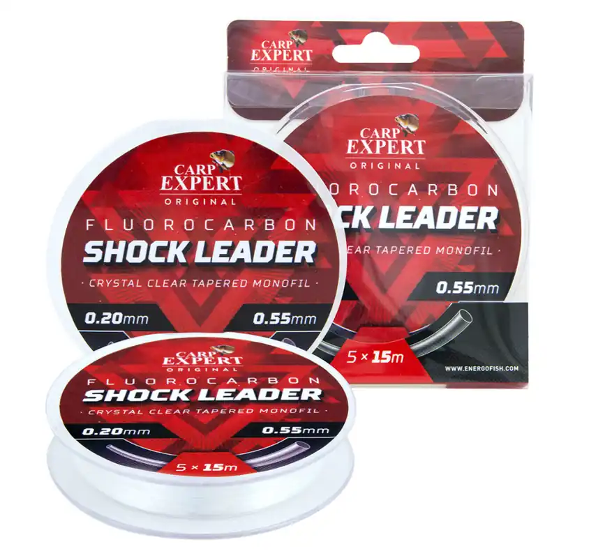 Finale Uitverkoop CARP EXPERT FLUOROCARBON SHOCK LEADER 0.20MM-0.55MM - Horgás
