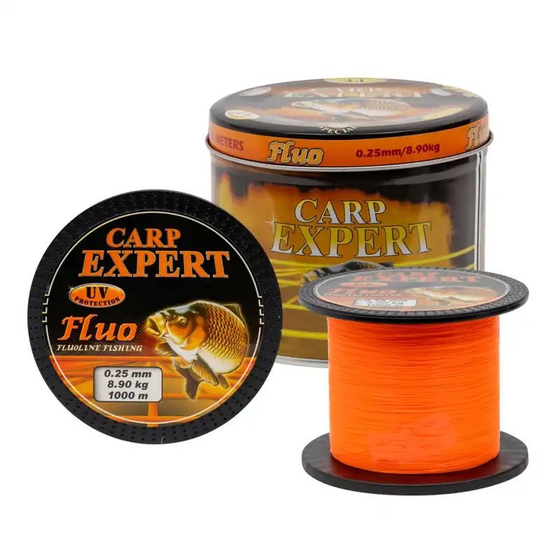 Alleen Vandaag ZSINÓR CARP EXPERT UV FLUO NARANCS 0,25MM 1000M FÉM - Horgás