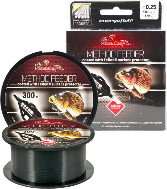 Beperkt Aanbod ZSINÓR CARP EXPERT METHOD FEEDER TEFLON 300m 0.22mm - Horgás