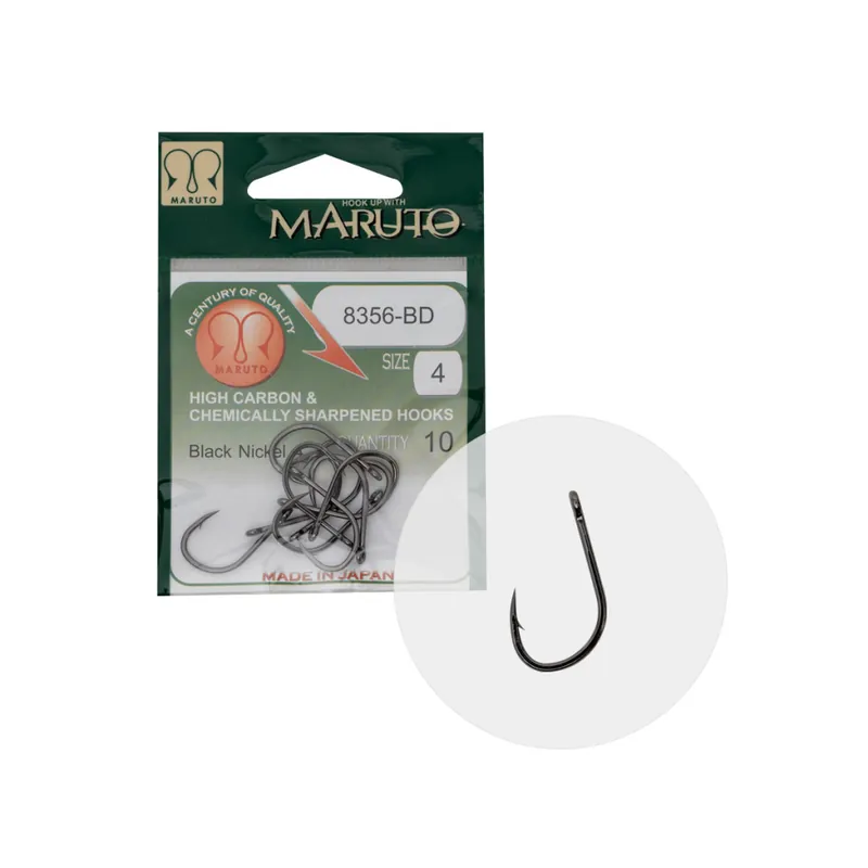 Lage Prijs MARUTO HOROG 8356-BD CARP HOOKS BARBED FORGED STRAIGHT EYE H