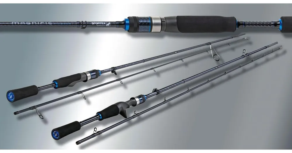 Koop Online Sportex Magnific Finesse M 235cm 7-23g pergető horgászbot