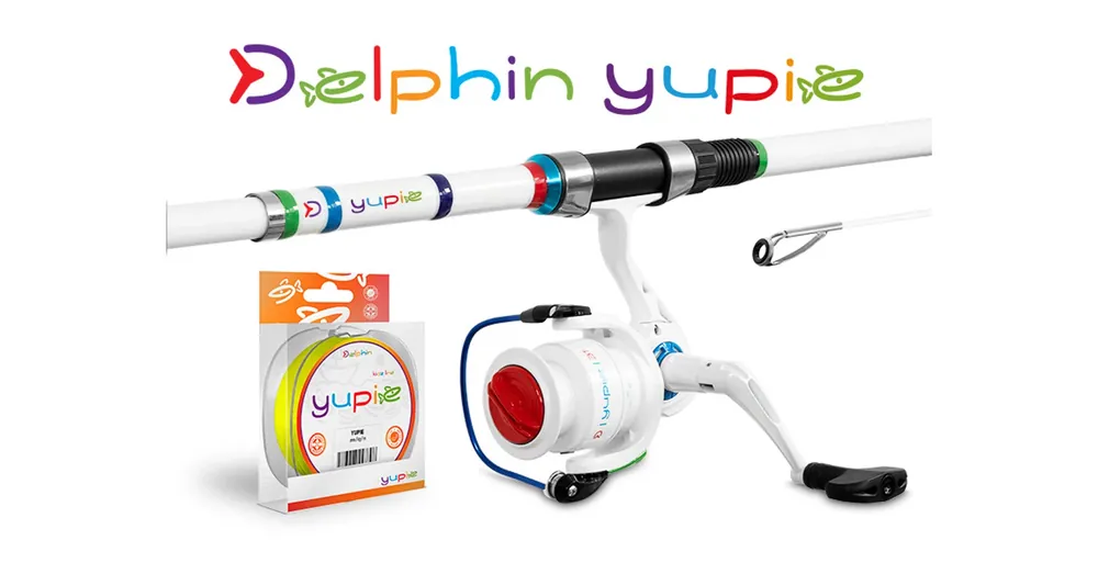 Delphin Yupie 240 + 3T horgász szett gyerekeknek Express Levering