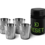 Gratis Retour Delphin Reset 4x30ml rozsdamentes acél pohár készlet
