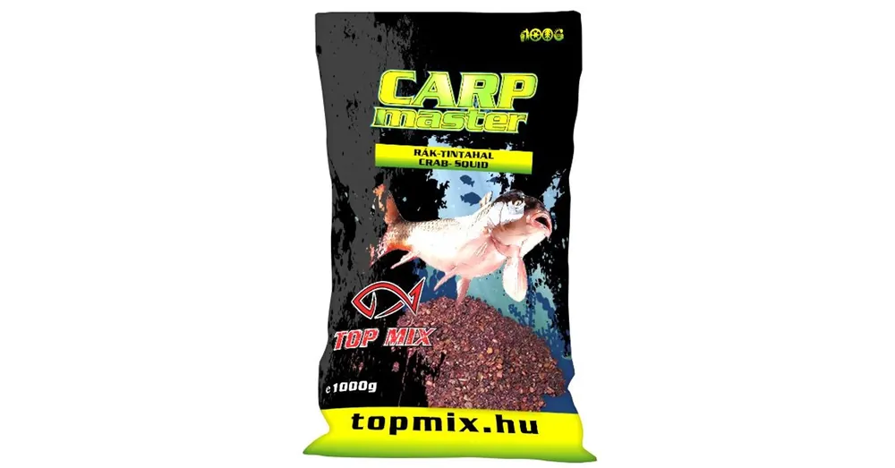 Betrouwbaar Top Mix Carp Master etetőanyag 1 kg Rák Tintahal