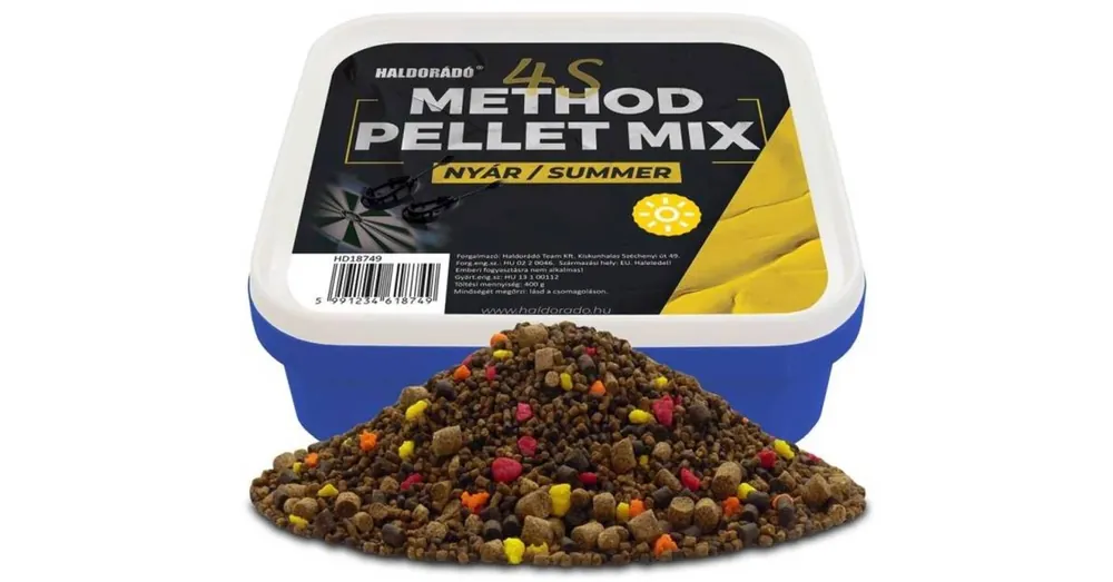 Haldorádó 4S Method Pellet Mix 400g Nyár Lage Kosten