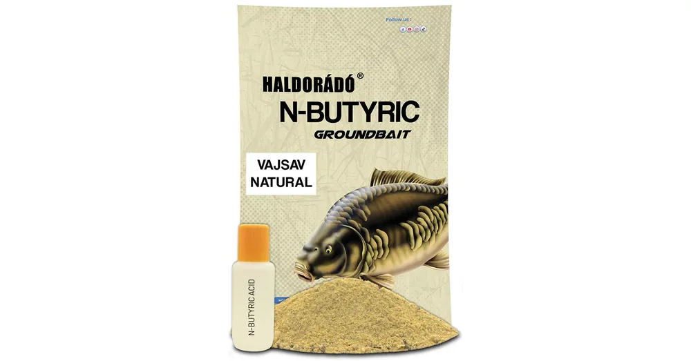 Finale Uitverkoop Haldorádó N-Butyric Groundbait - Vajsav Natural 800g