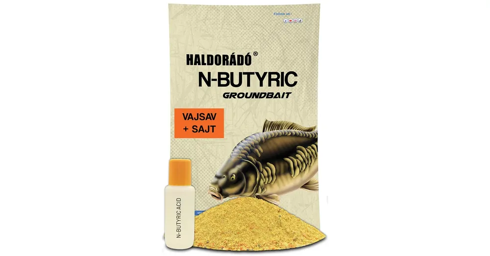 Populair Haldorádó N-Butyric Groundbait - Vajsav + Sajt 800g
