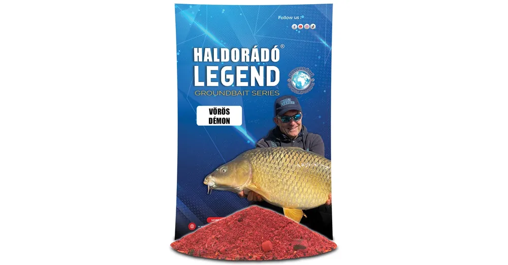 Superprijs Haldorádó LEGEND Groundbait - Vörös Démon 800g
