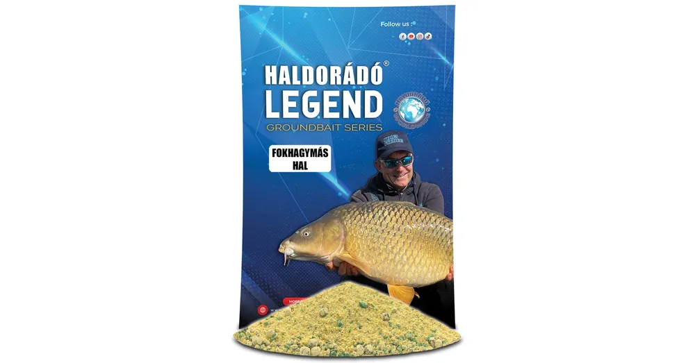 Haldorádó LEGEND Groundbait - Fokhagymás Hal 800g Laatste Kans