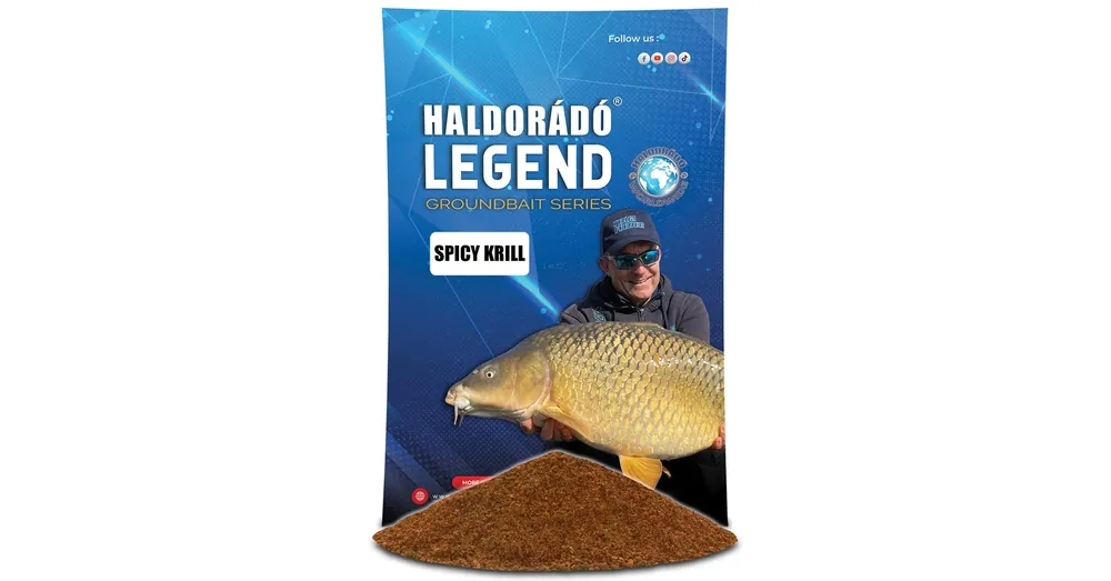 Favoriet Haldorádó LEGEND Groundbait - Spicy Krill 800g
