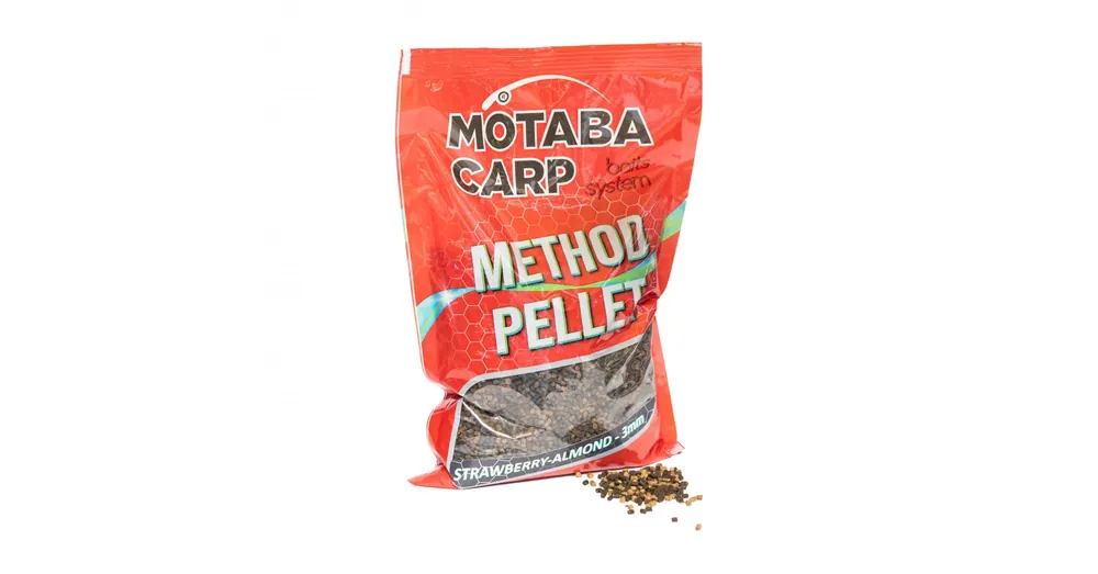 Beperkt Aanbod Motaba Carp Method Pellet Eper-mandula 3mm 800g