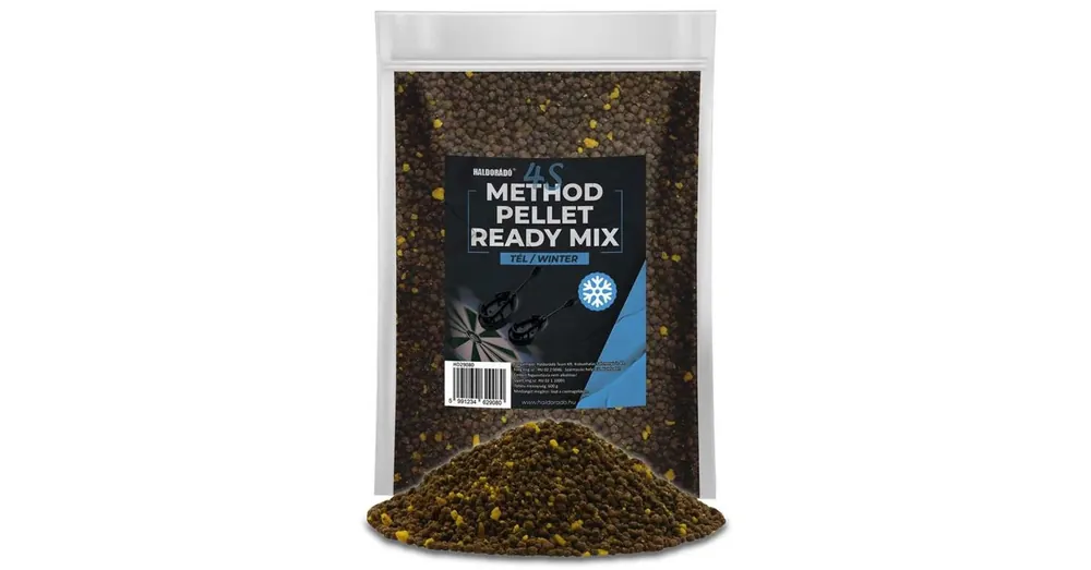 Haldorádó 4S Method Pellet Ready Mix - Tél 600g Betaalbaar