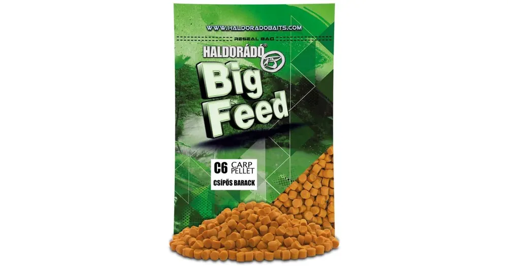Haldorádó Big Feed - C6 Pellet - Csípős Barack 700g Tijdelijk Beschikbaar