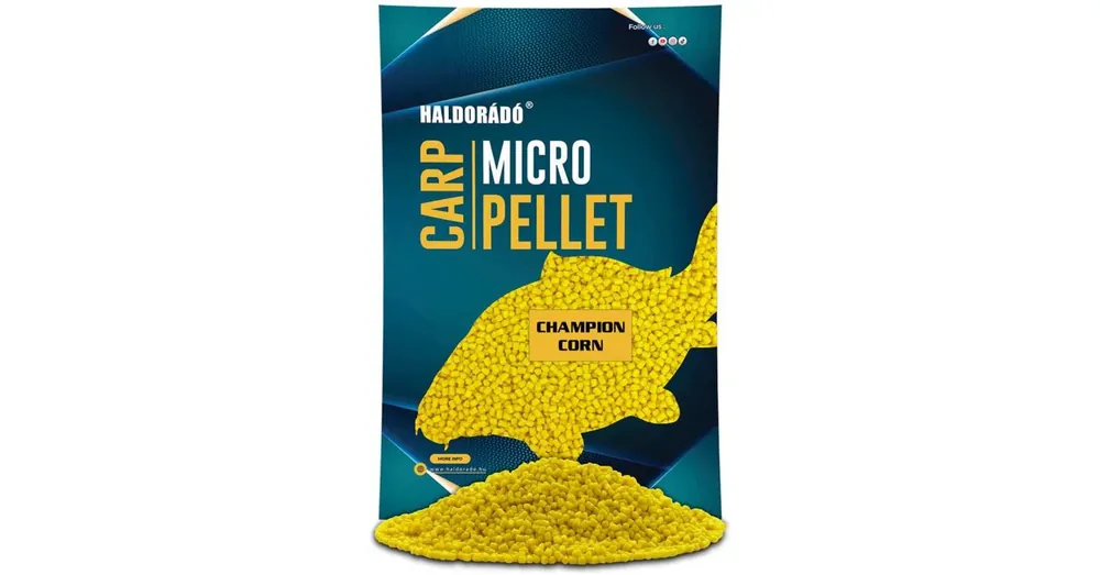 Haldorádó Carp Micro Pellet - Champion Corn 600g Gecertificeerd