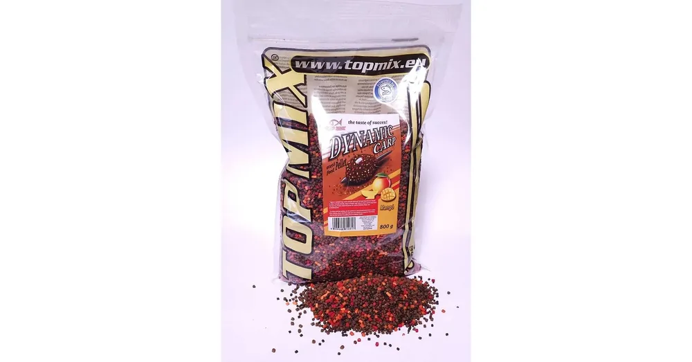 Top Mix Dynamic Carp etető pellet, Mangó 800g Uitverkoop