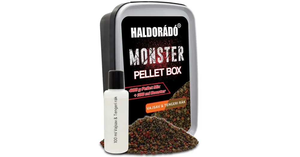 Haldorádó MONSTER Pellet Box - Vajsav & Tengeri Rák 400g Bestseller