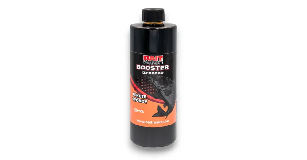Bait Maker Booster Fekete Gyöngy 500ml, aroma Merkproduct