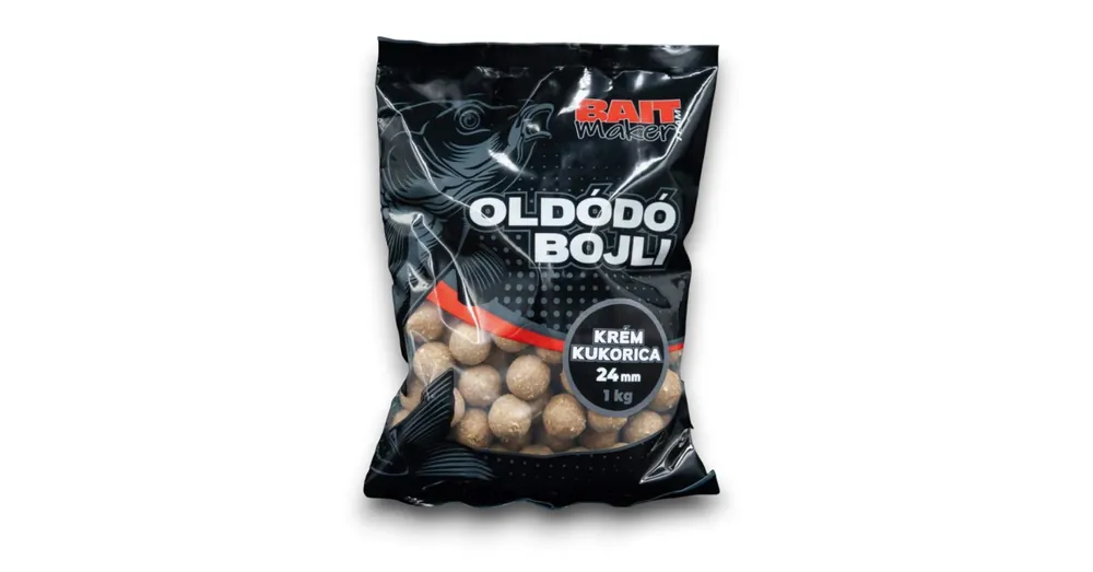Tijdelijk Beschikbaar Bait Maker 24mm Krém Kukorica 1kg, oldódó bojli