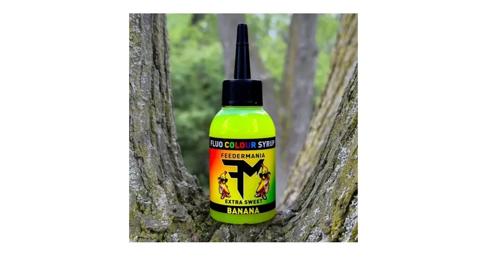 Speciale Aanbieding Feedermánia Fluo Colour Syrup Banana 75ml, aroma