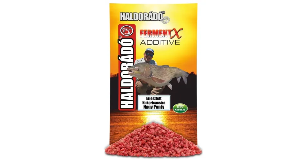 Direct Verzonden Haldorádó FermentX Additive - Erjesztett kukoricacsíra - Nagy Ponty 500g