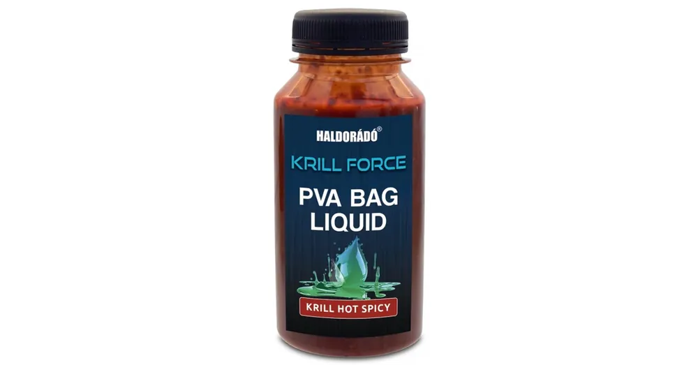 Beperkt Aanbod Haldorádó Krill Force PVA Bag Liquid - Krill Hot Spicy aroma, 180ml