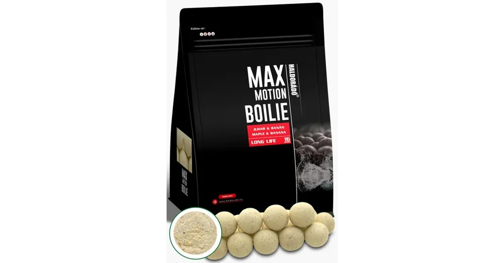 Haldorádó Max Motion Boilie Long Life 16mm - Juhar & Banán 800g Shop Nu
