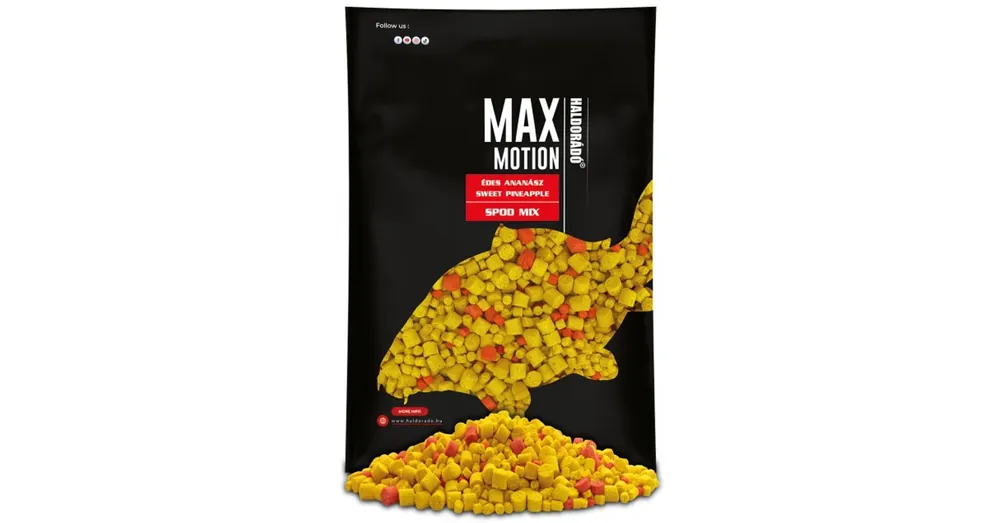 Meest Verkocht Haldorádó Max Motion Spod Mix - Édes Ananász, etetőanyag 750g