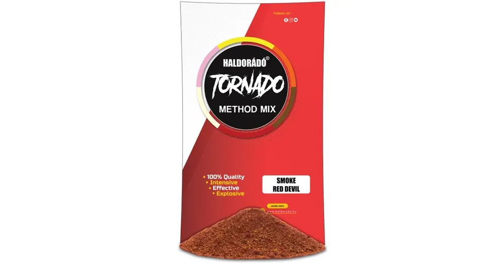 Gereduceerde Prijs Haldorádó Tornado Smoke Method Mix - Red Devil 500g