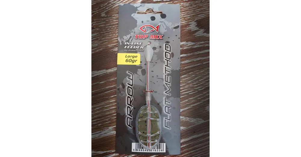 Top Mix Arrow Flat method feeder kosár - L 60g 1db/cs Lage Kosten