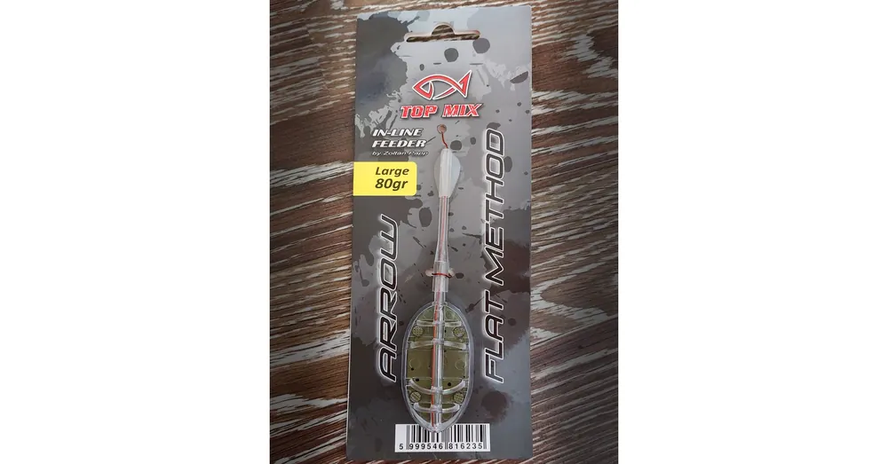 Top Mix Arrow Flat method feeder kosár - L 80g 1db/cs Gratis Retour