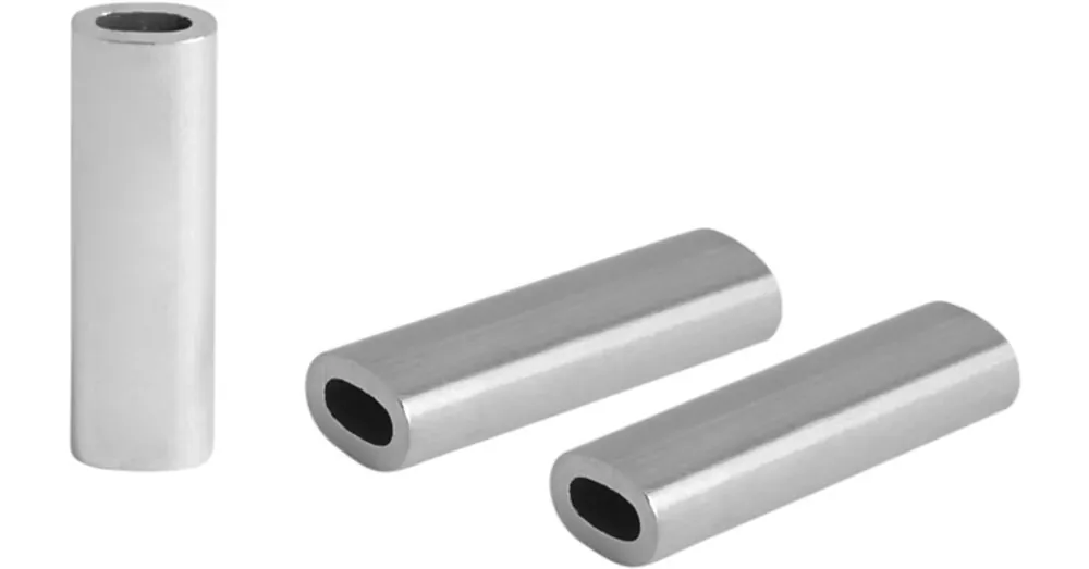 Trabucco Crimps Oval Alu. 1.2*2.4*10mm 20db, roppantó (krimpelő) cső Weekendaanbieding
