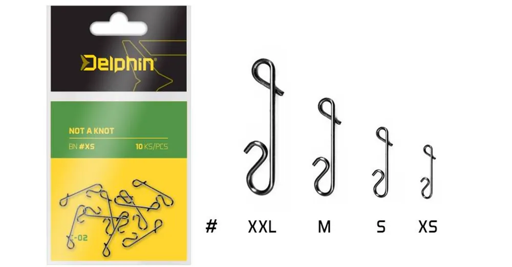 Betrouwbaar Delphin C-02 BN/S not a knot kapocs 10db