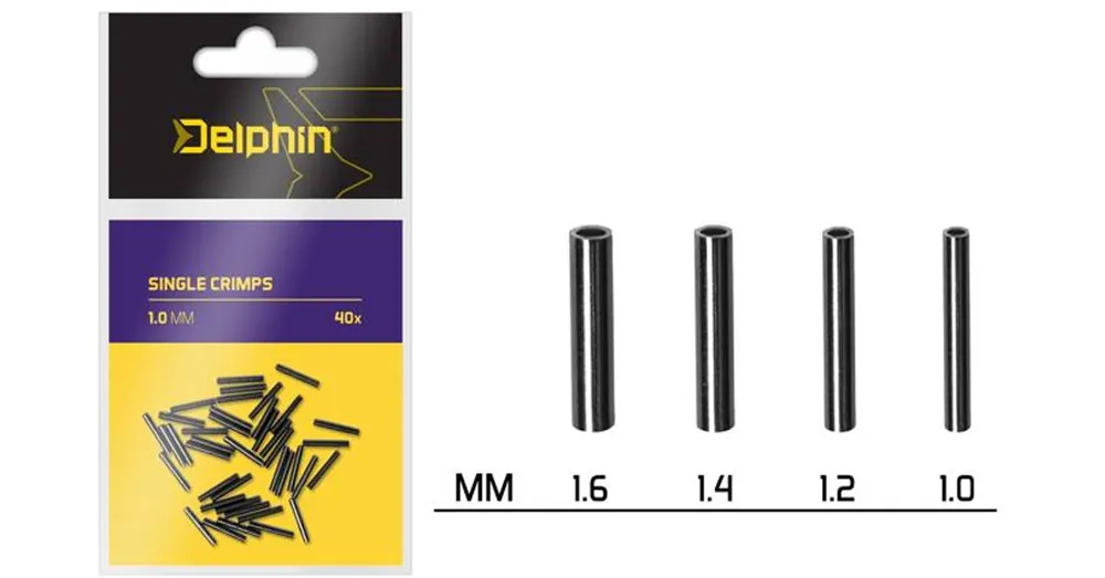 Delphin Single Crimps 1,4 40db, roppantó (krimpelő) cső Express Levering