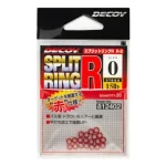 Actieprijs Decoy R-2 Light Class Red 3 40lbs Split Ring kulcskarika 20 db/csg