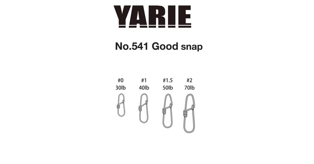 Seizoensaanbieding Yarie 541 Good Snap 70LB 2 kapocs