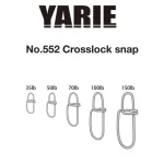 Yarie 552 Crosslock Snap 50LB kapocs Aanbieding