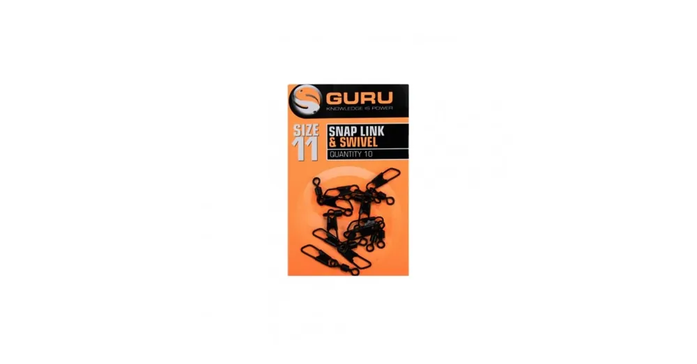 Guru Size Snap Link + Swivel 11 forgókapocs, 10 db/csg Must-Have